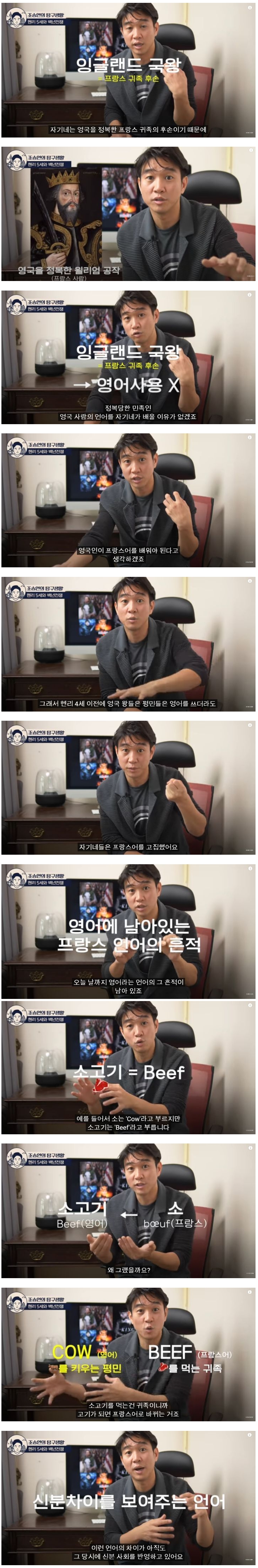 소는 cow이고 소고기는 beef인 이유.jpg